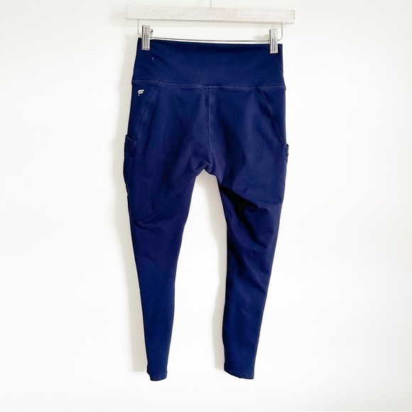 Fabletics Blue High waist on the go Powerhold mesh 5/8 legging sz Small - Picture 9 of 9